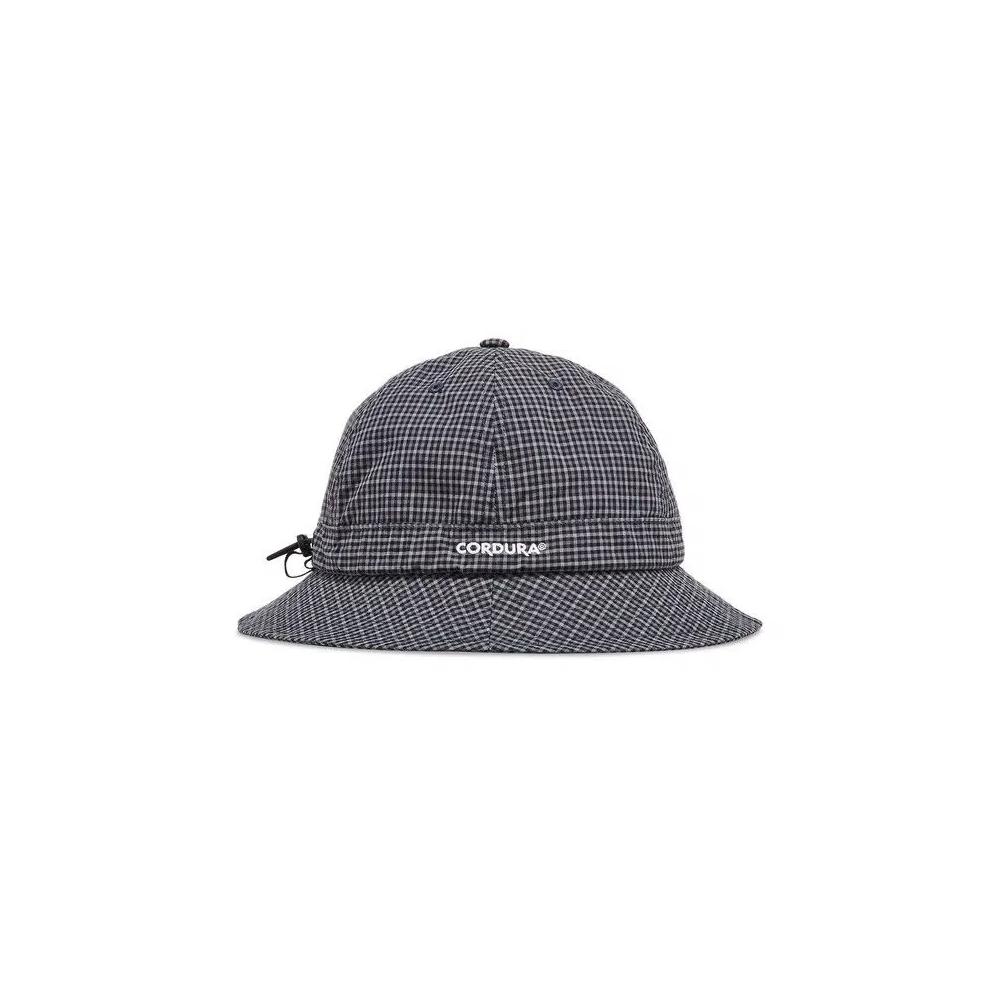 Кепки Supreme x Cordura Plaid Bell Hat 'Black' 2