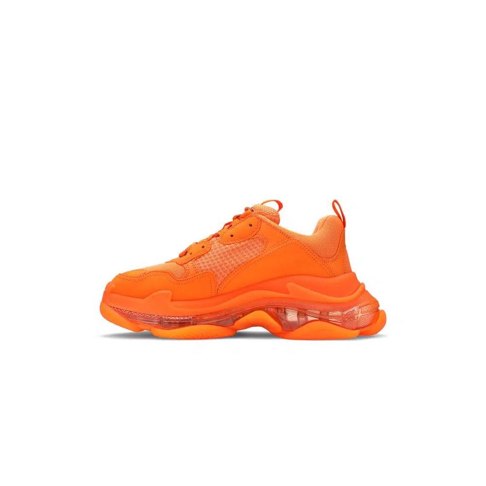 Кроссовки Balenciaga Triple S Sneaker 'Clear Sole - Orange' 4