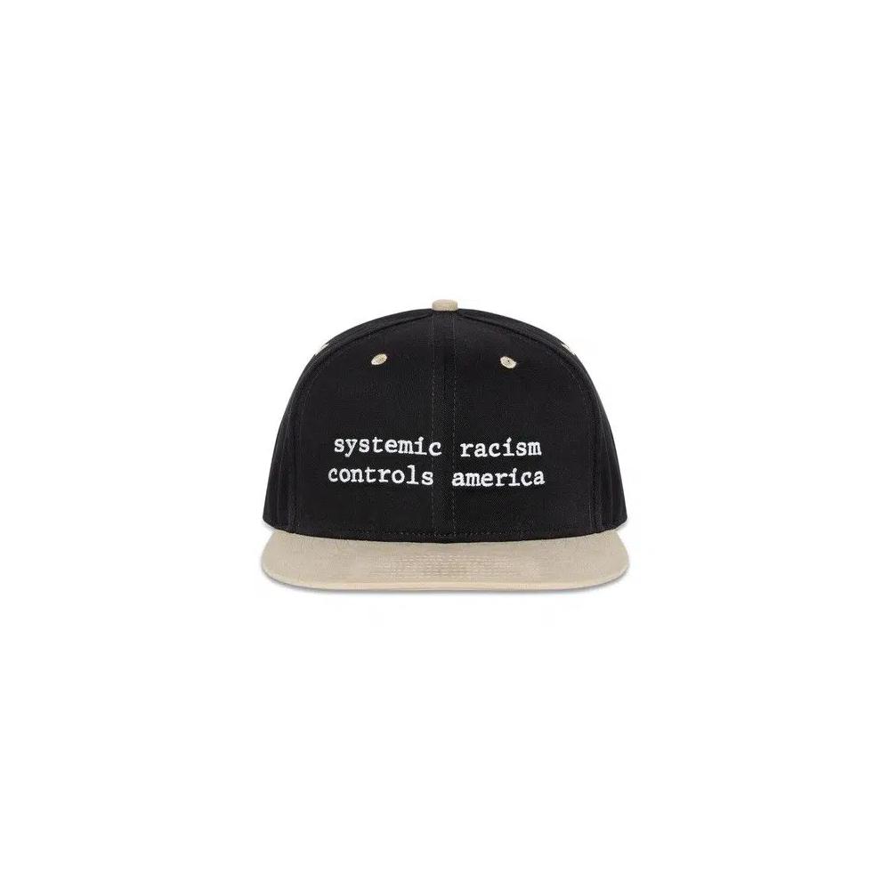 Кепки Denim Tears x Arthur Jafa Systemic Racism Controls America Hat 'Black' 1