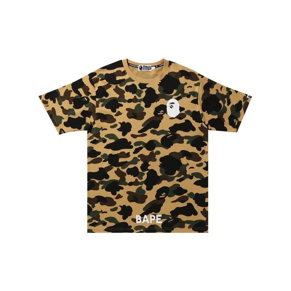 Футболки BAPE 1st Camo By A Bathing Ape Tee 'Yellow' 1