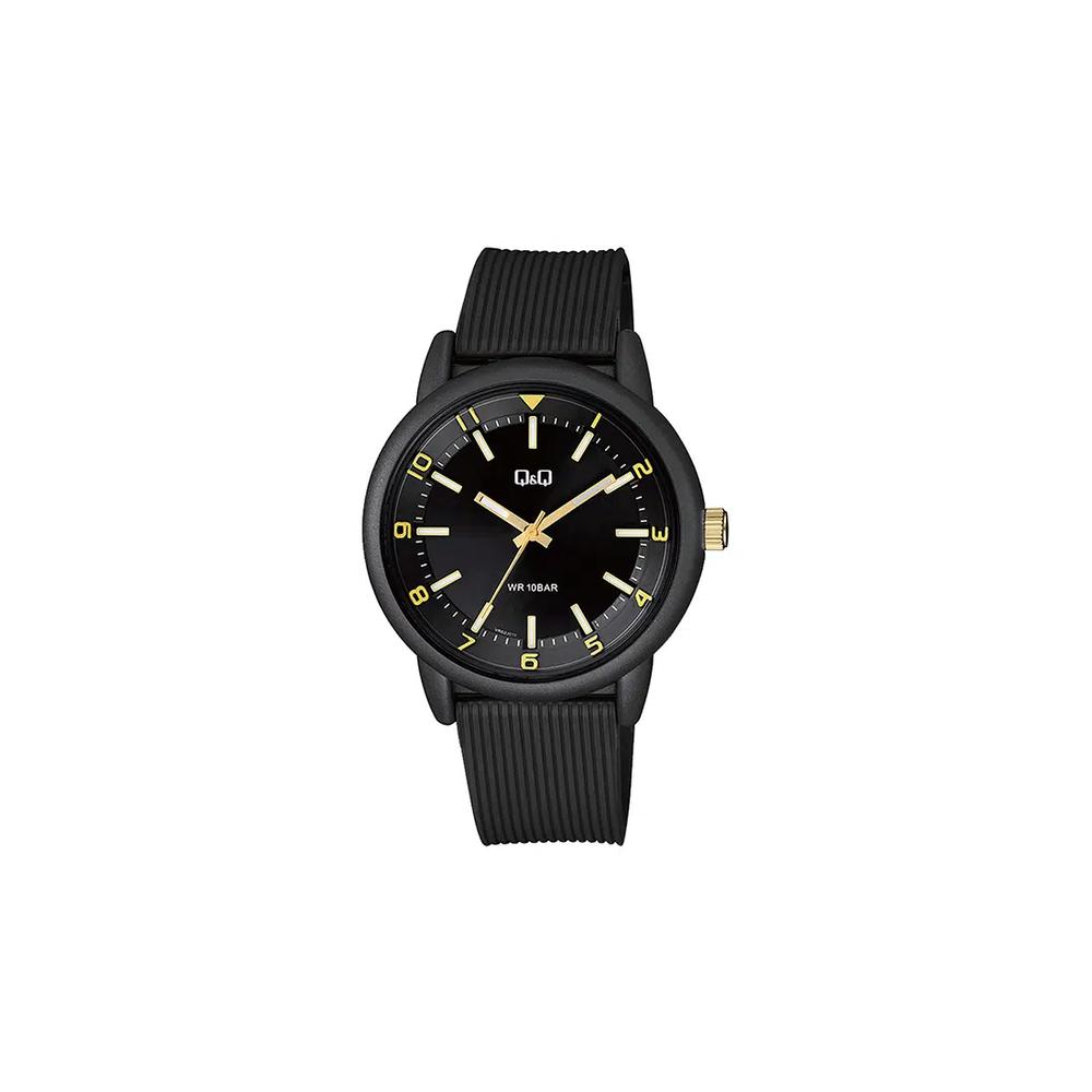 Часы Citizen VR52J015Y мужские аналоговые с черным ремешком из смолы 1