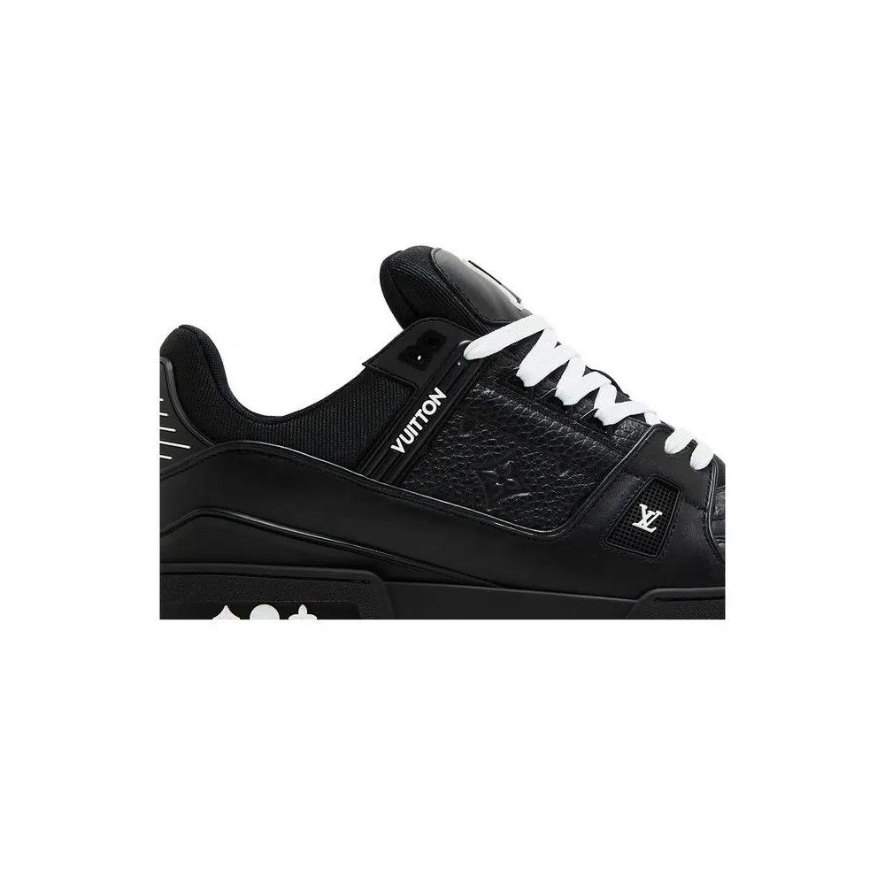 Кроссовки Louis Vuitton Trainer 'Embossed Monogram - Black' 2