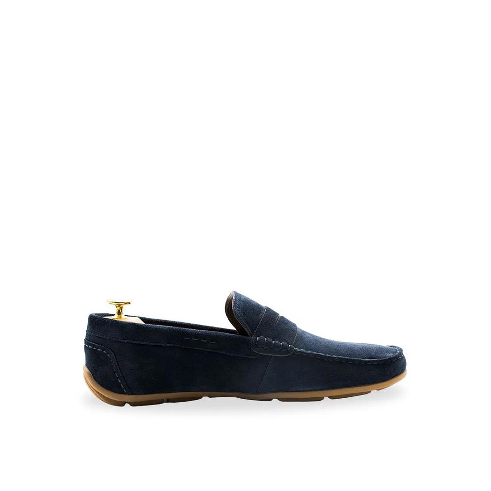 Мокасины Gregores Navy Suede Penny 1