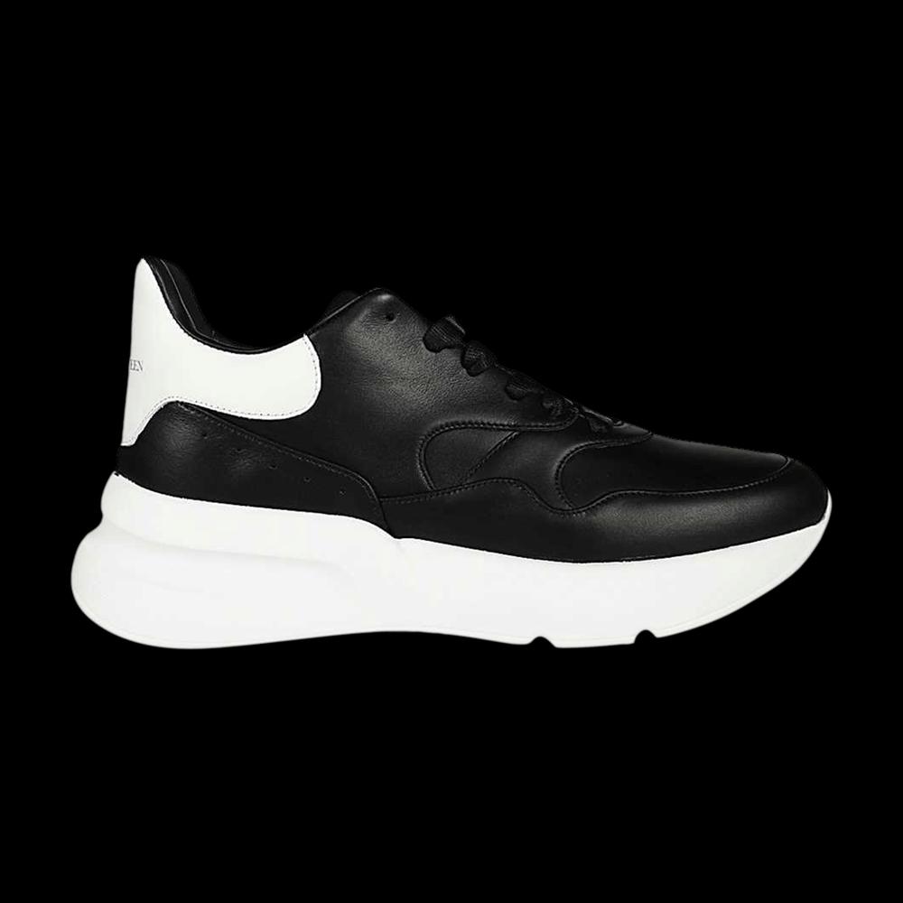 Кроссовки Alexander McQueen Oversized Runner 'Black White' 1