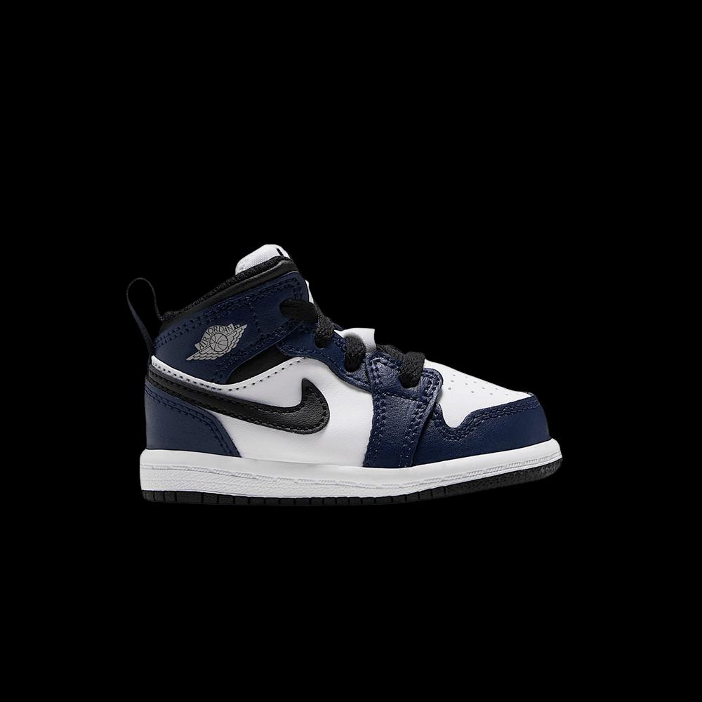 Кроссовки Air Jordan Jordan 1 Mid TD 'White College Navy White Tech Grey' 1