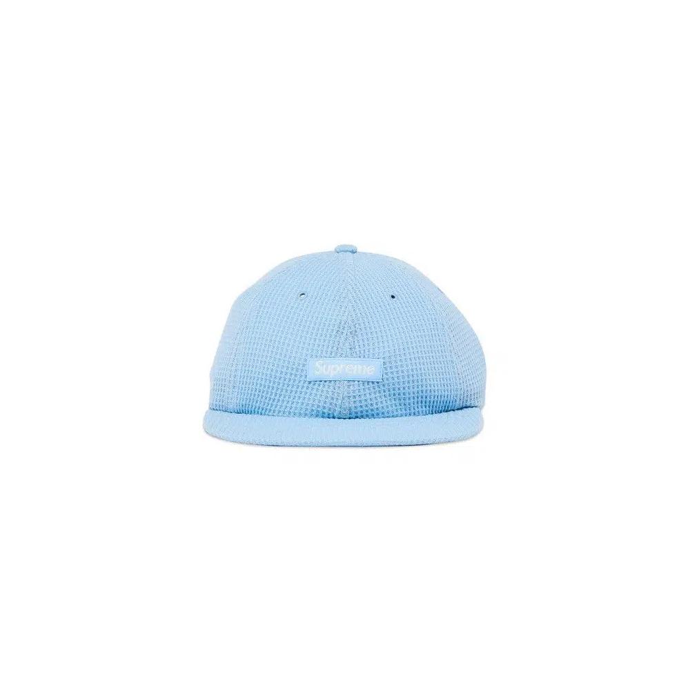 Кепки Supreme Polartec Waffle Small Box 6-Panel 'Light Blue' 1