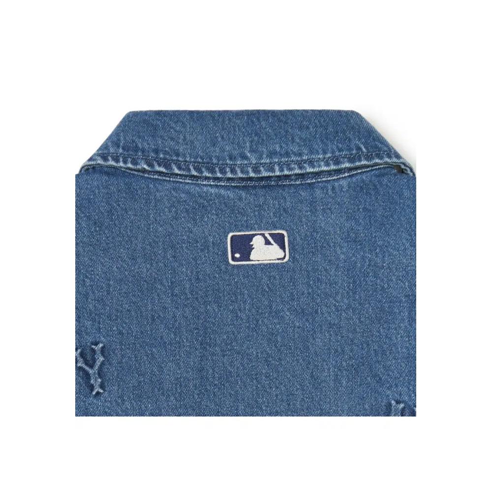 Джинсовая рубашка с классической монограммой New York Yankees 4