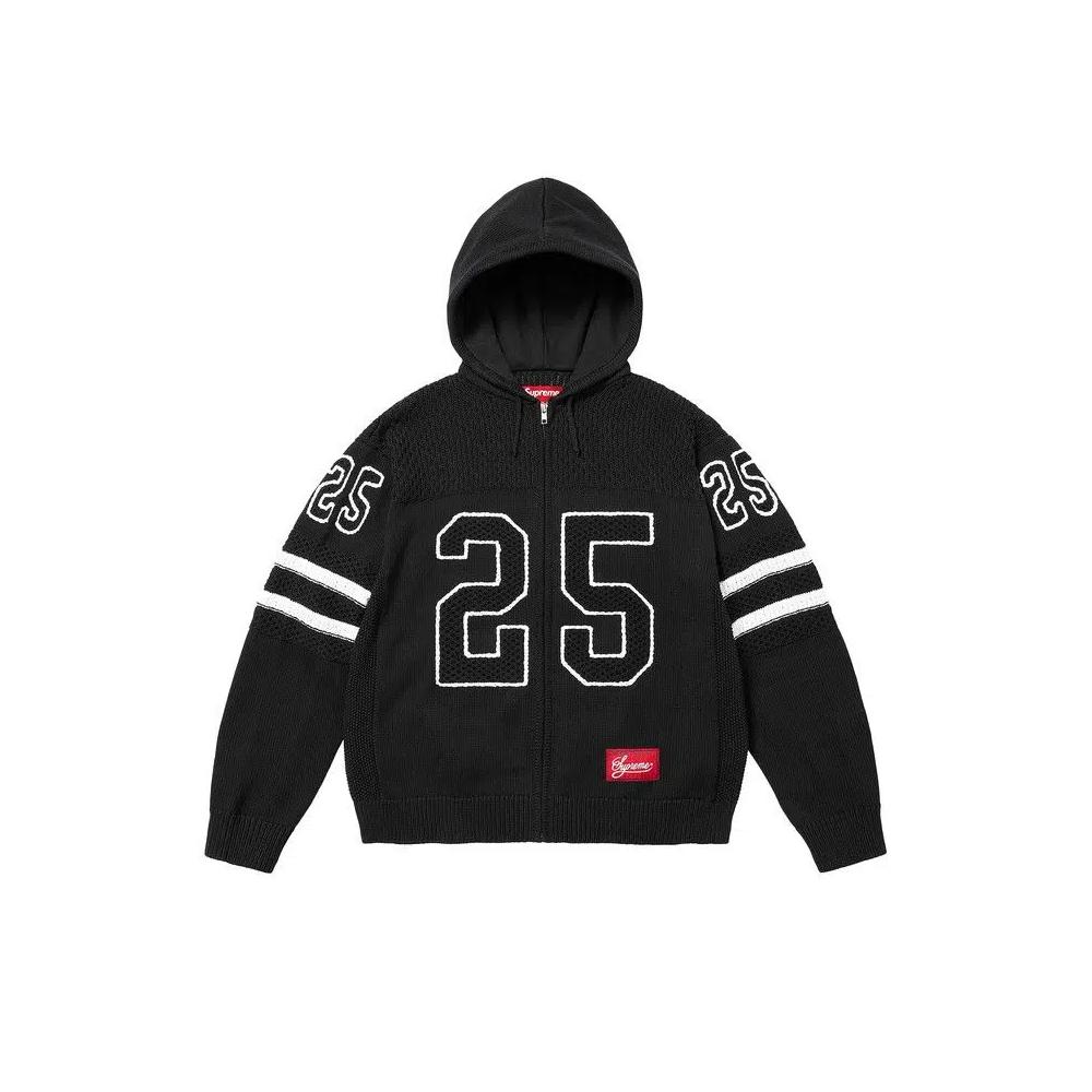 Свитера Supreme Sport Zip Up Hooded Sweater 'Black' 1