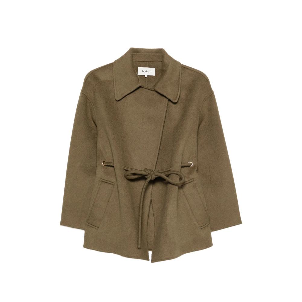 drawstring-waist jacket 1