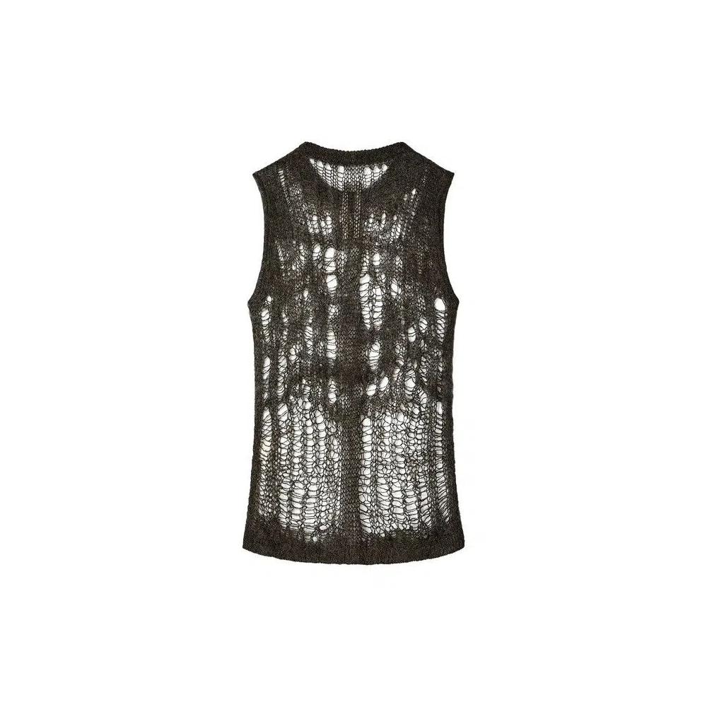 Майки Rick Owens Spider Tank Sweater 'Темная пыль' 2