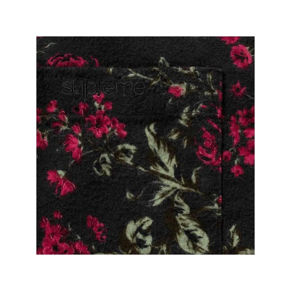 Фланелевые рубашки Supreme Floral Flannel Shirt 'Black' 2