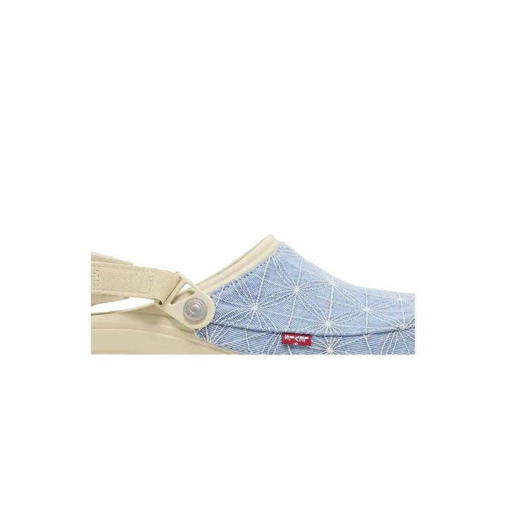 Сабо Levi's x Crocs Classic All-Terrain Clog 'Sashiko - Bone Blue' 2