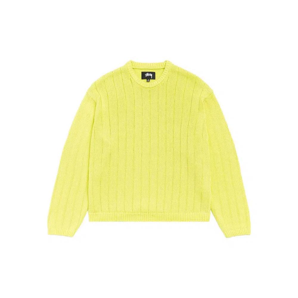 Свитеры Stussy Buana Logo Sweater «Lime» 1