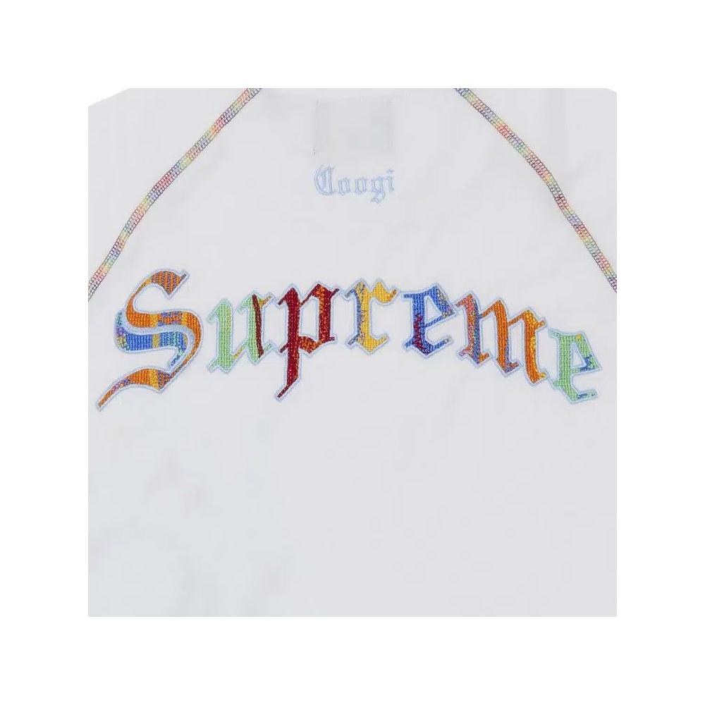 Футболки Supreme x Coogi Raglan Short-Sleeve Top 'White' 3