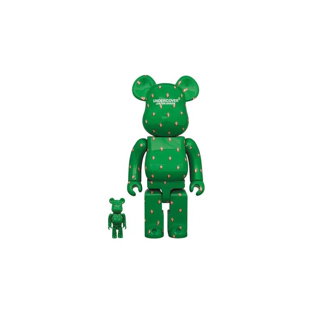 Фигурки BE@RBRICK x Undercover Fuck Finger 100% & 400% Set 'Green' 1