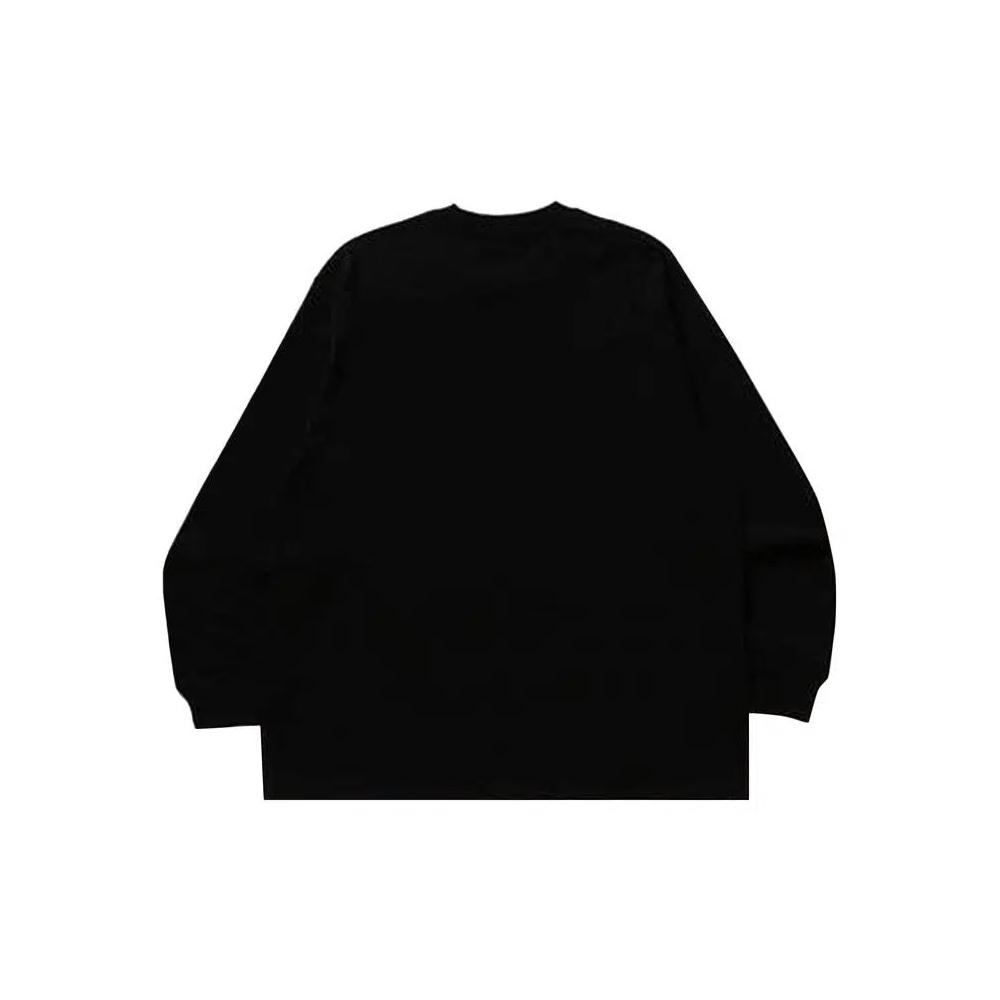 Топы BAPE Wild Leopard Pattern Relaxed Fit Long-Sleeve Tee «Black» 2