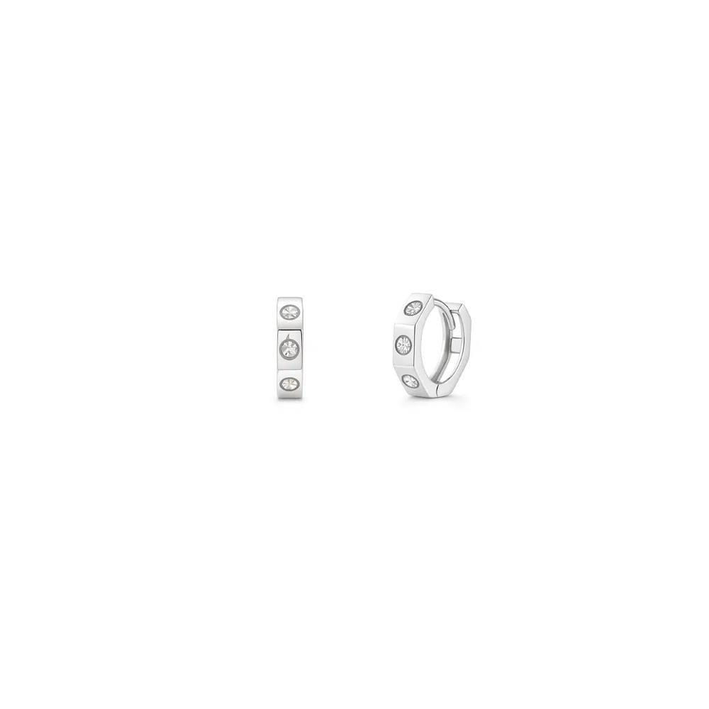 TOMEI круглые серьги-кольца, белое золото 585/14K 2