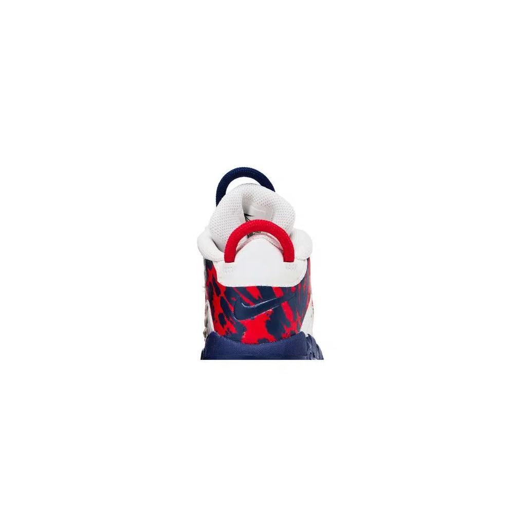Кроссовки Nike Air More Uptempo TD 'Red Navy Camo' 7