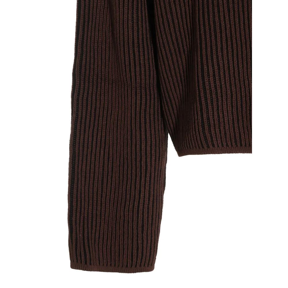 Mole Dias logo-patch ribbed-knit sweater 6