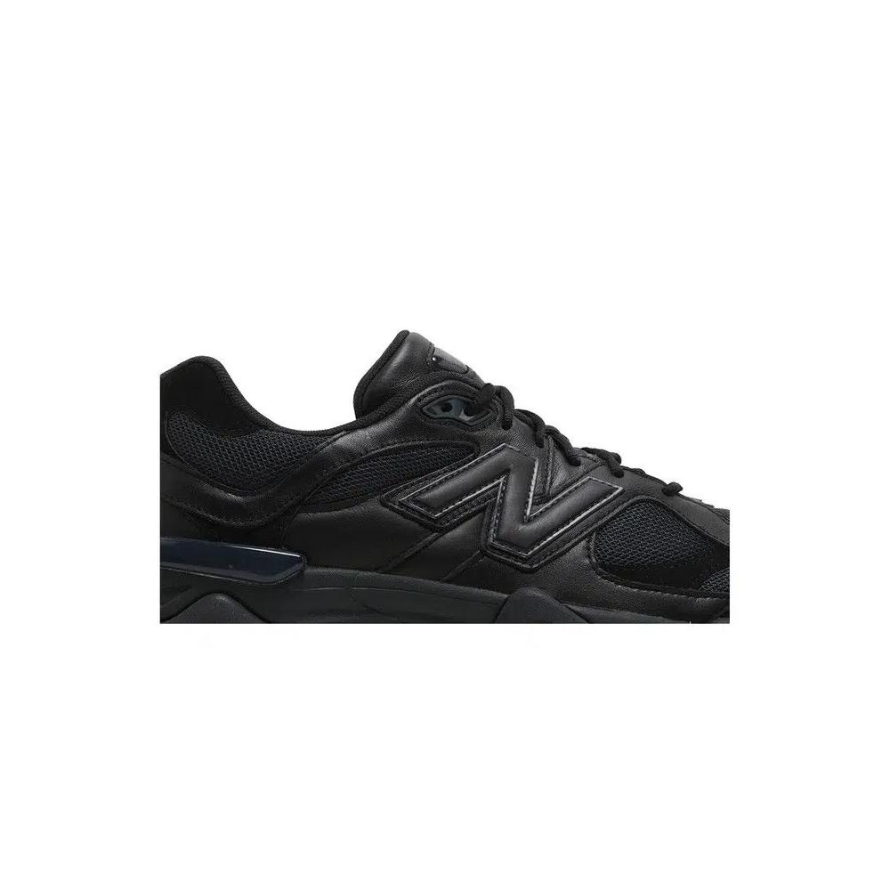 Кроссовки New Balance 9060 'Triple Black Leather' 2