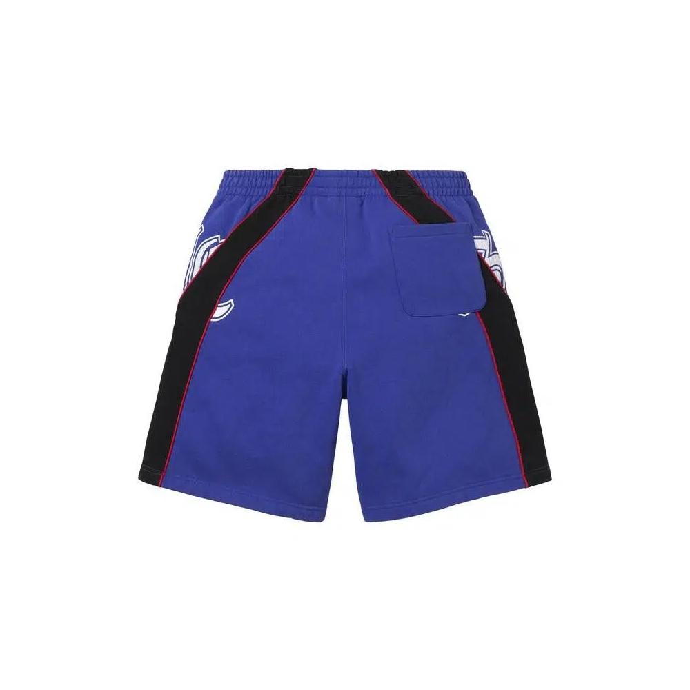 Шорты Supreme Paneled Sweatshort 'Royal' 2