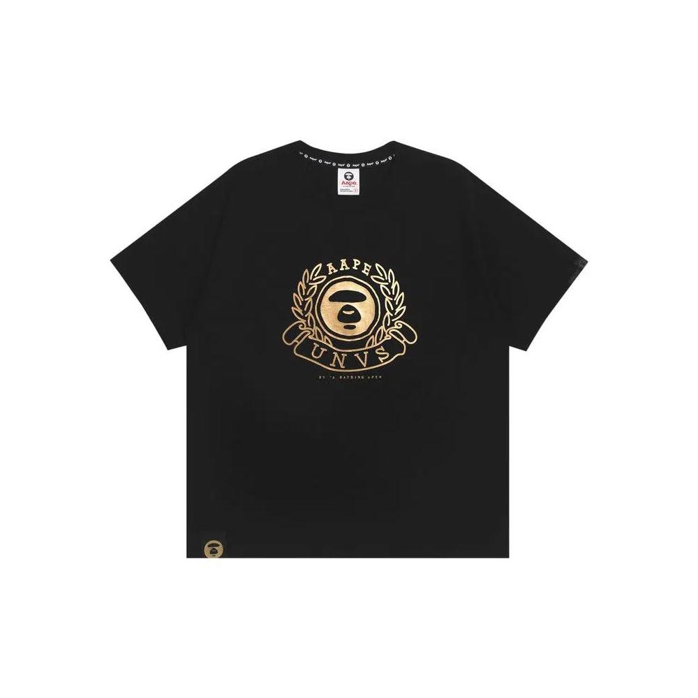Футболки AAPE Moonface Tee 'Черный' 1