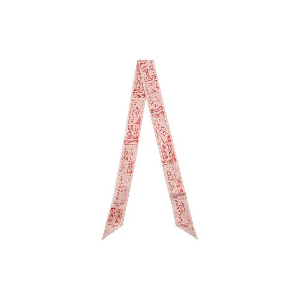 Аксессуары Givenchy Patchwork Stamp Silk Bandeau 'Light Pink Vermillion' 2