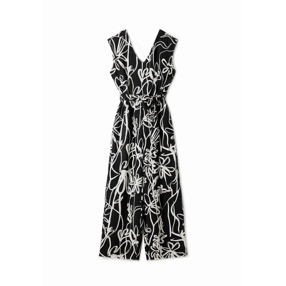 Desigual Woman Длинный комбинезон с цветочным принтом 5