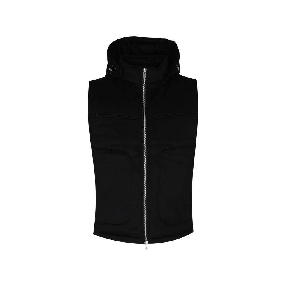 hooded cashmere gilet 1