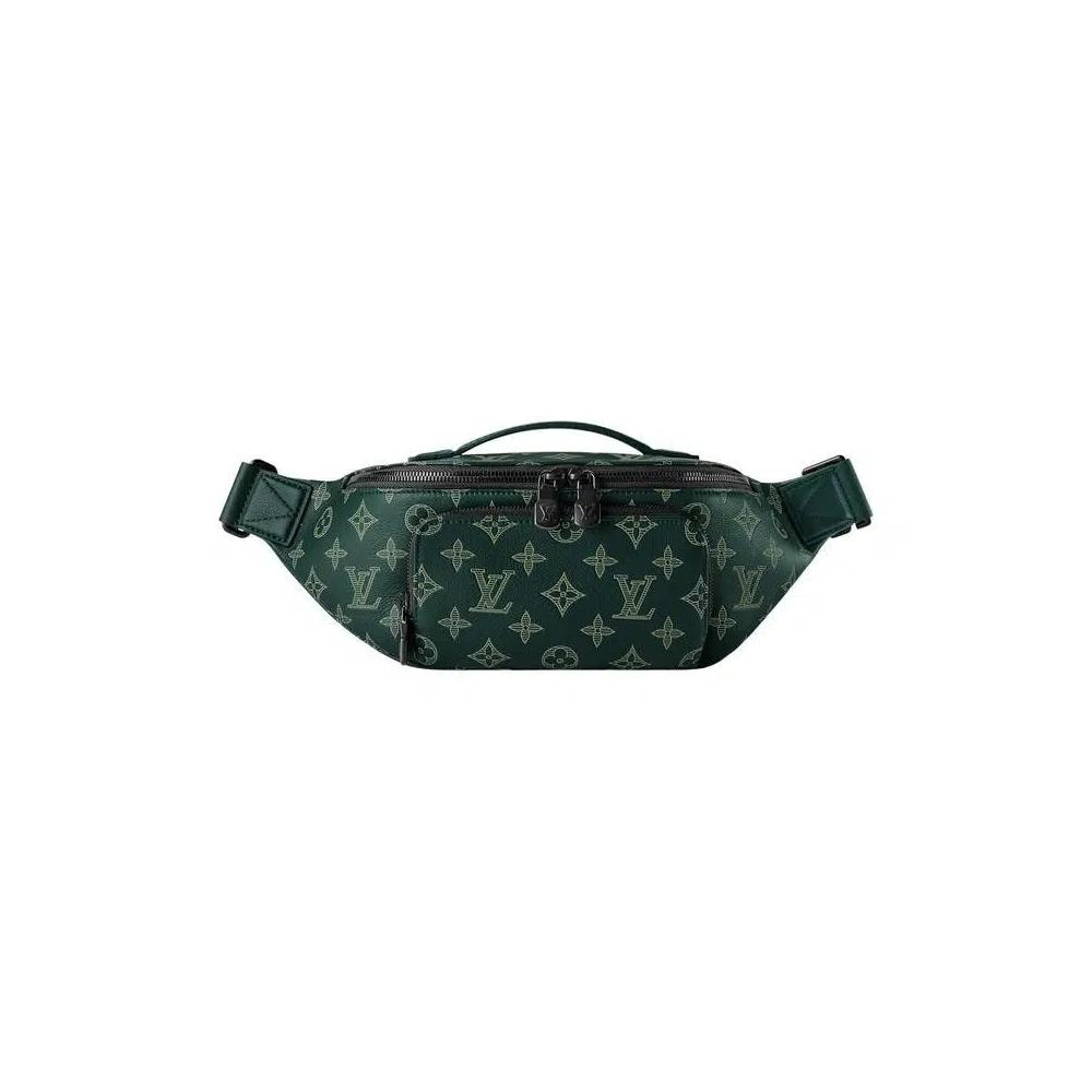 Поясные сумки Louis Vuitton Rush Bumbag 'Лесной зеленый монограмма тень телячья кожа' 1