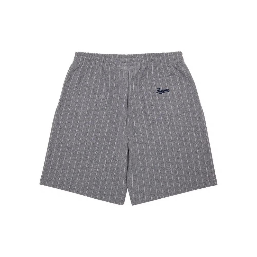 Шорты Supreme Pinstripe Sweatshort 'Серый с оттенком' 2