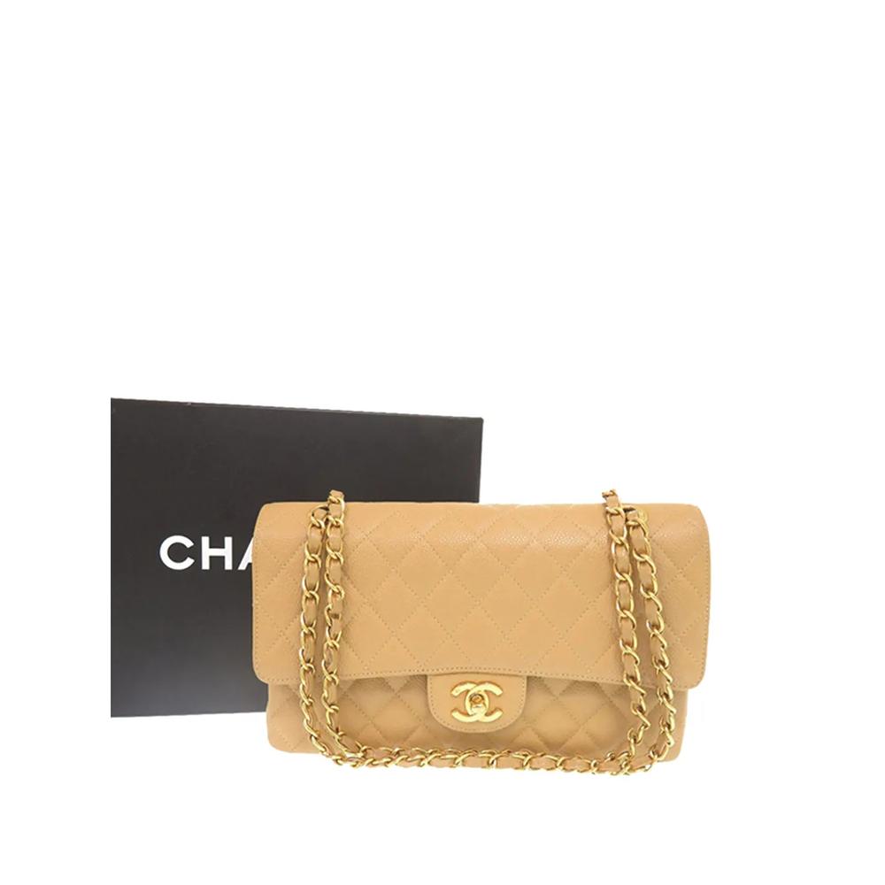 Сумка на плечо Medium Classic Caviar Double Flap (2000-2002 годы) 2
