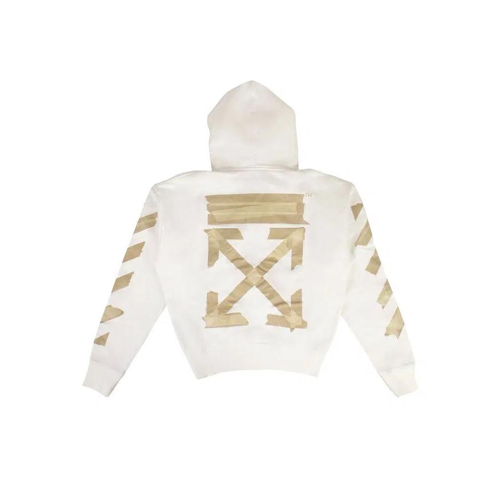 Худи Off-White Tape Arrows Over Hoodie 'White/Beige' 2