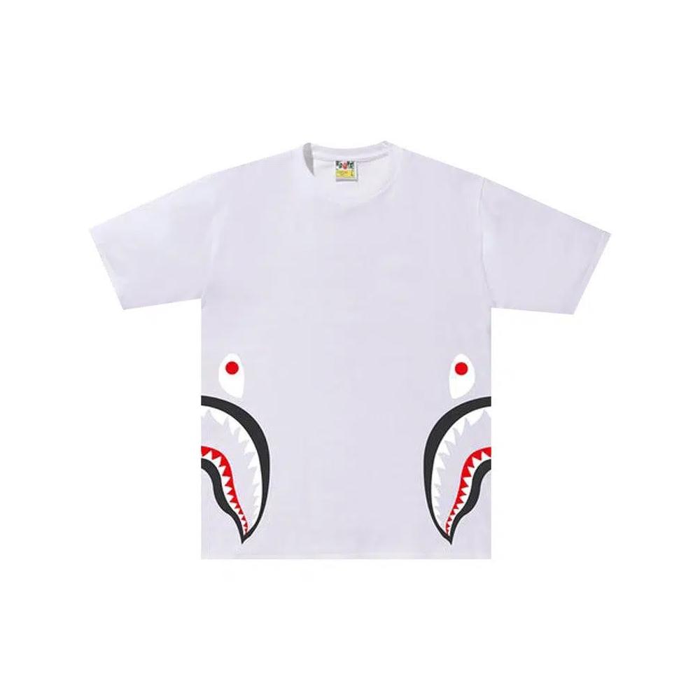 Футболки BAPE Side Shark Tee 'Белый' 1