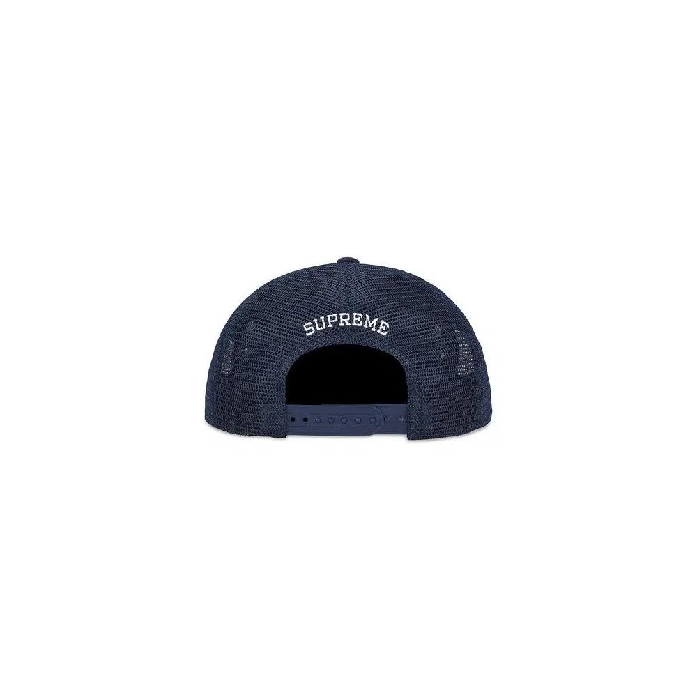 Кепки Supreme x B.B. Simon Studded Mesh Back 5-Panel 'Navy' 2