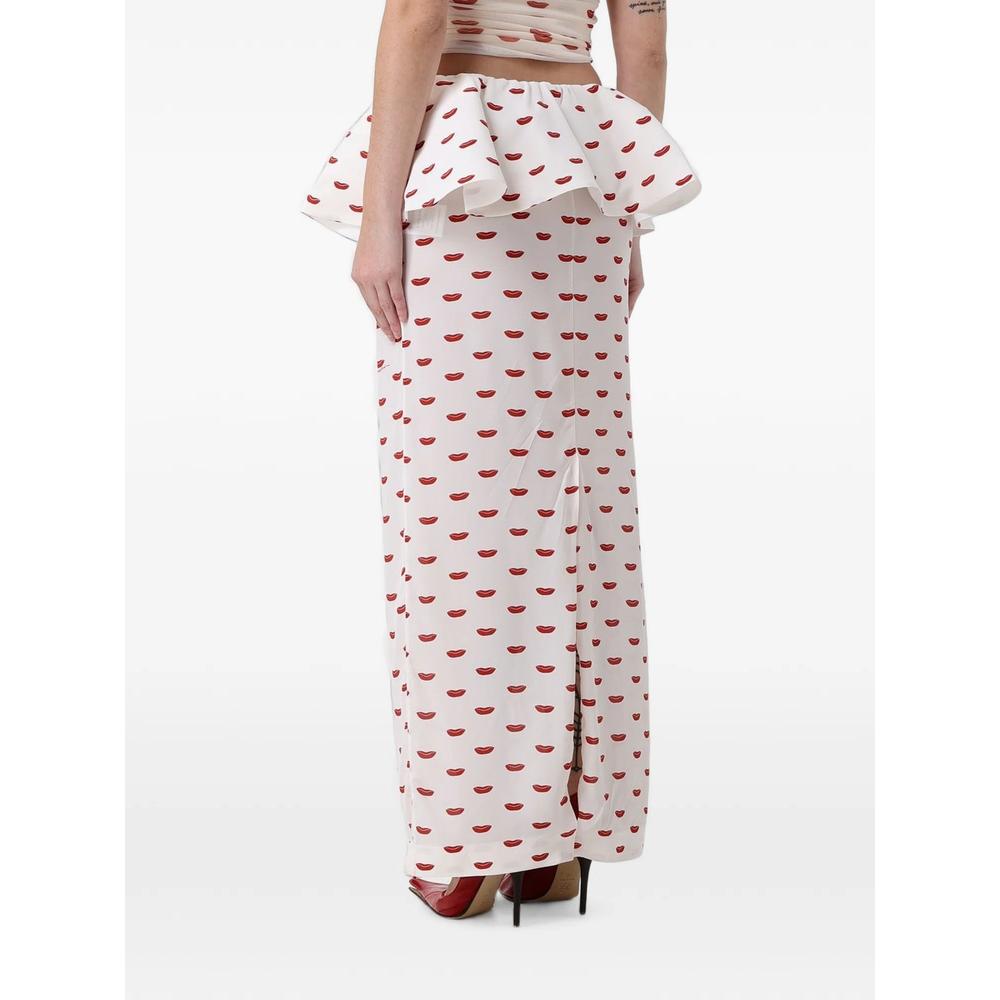 lips-print peplum maxi skirt 3
