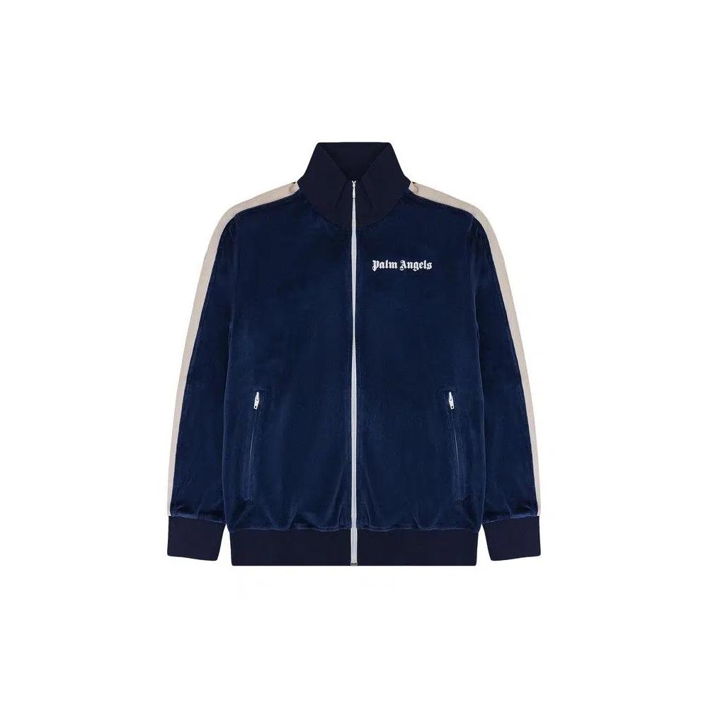 Тренировочные куртки Palm Angels Velor Track Jacket 'Темно-синий' 1