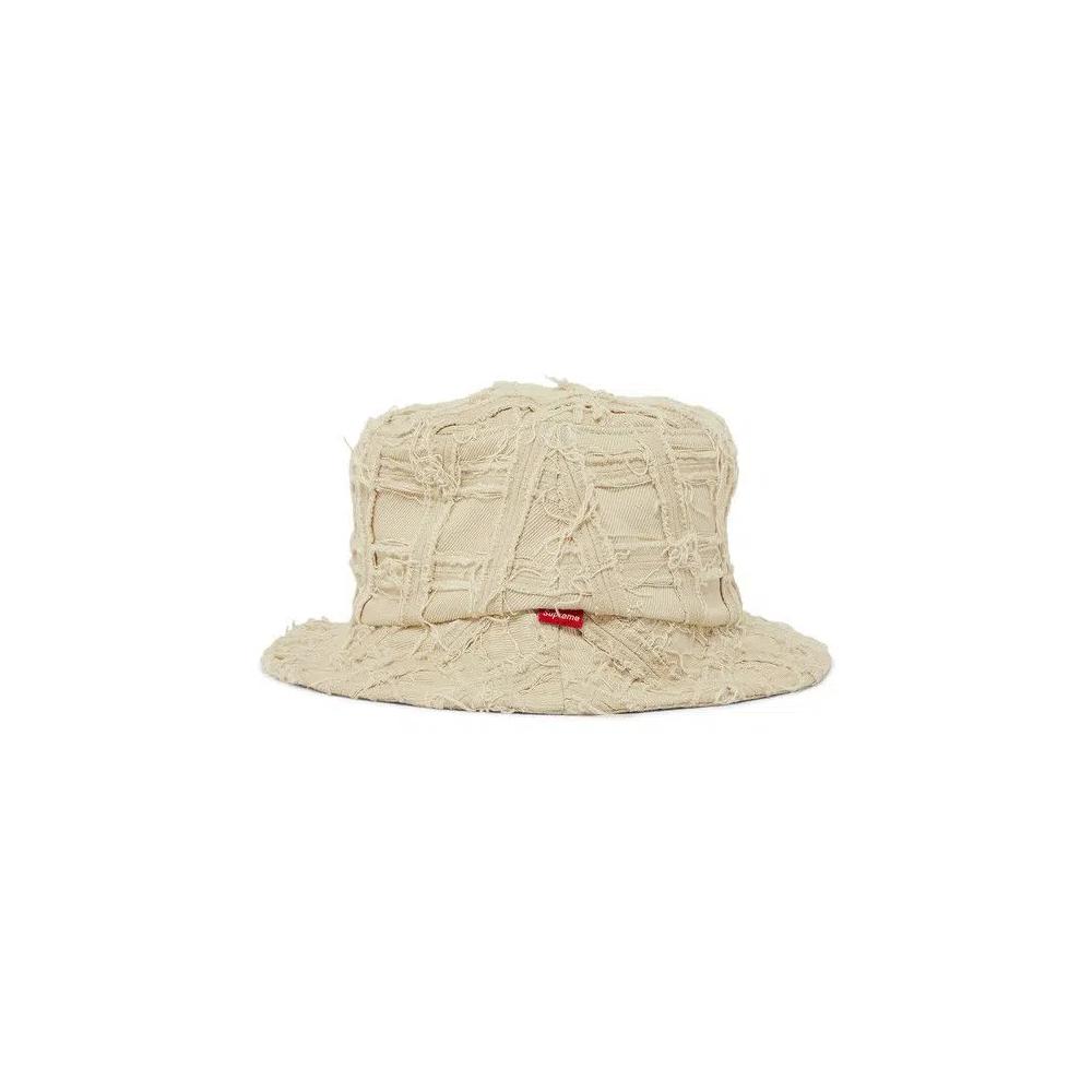 Кепки Supreme Frayed Patchwork Denim Crusher 'Натуральный' 2