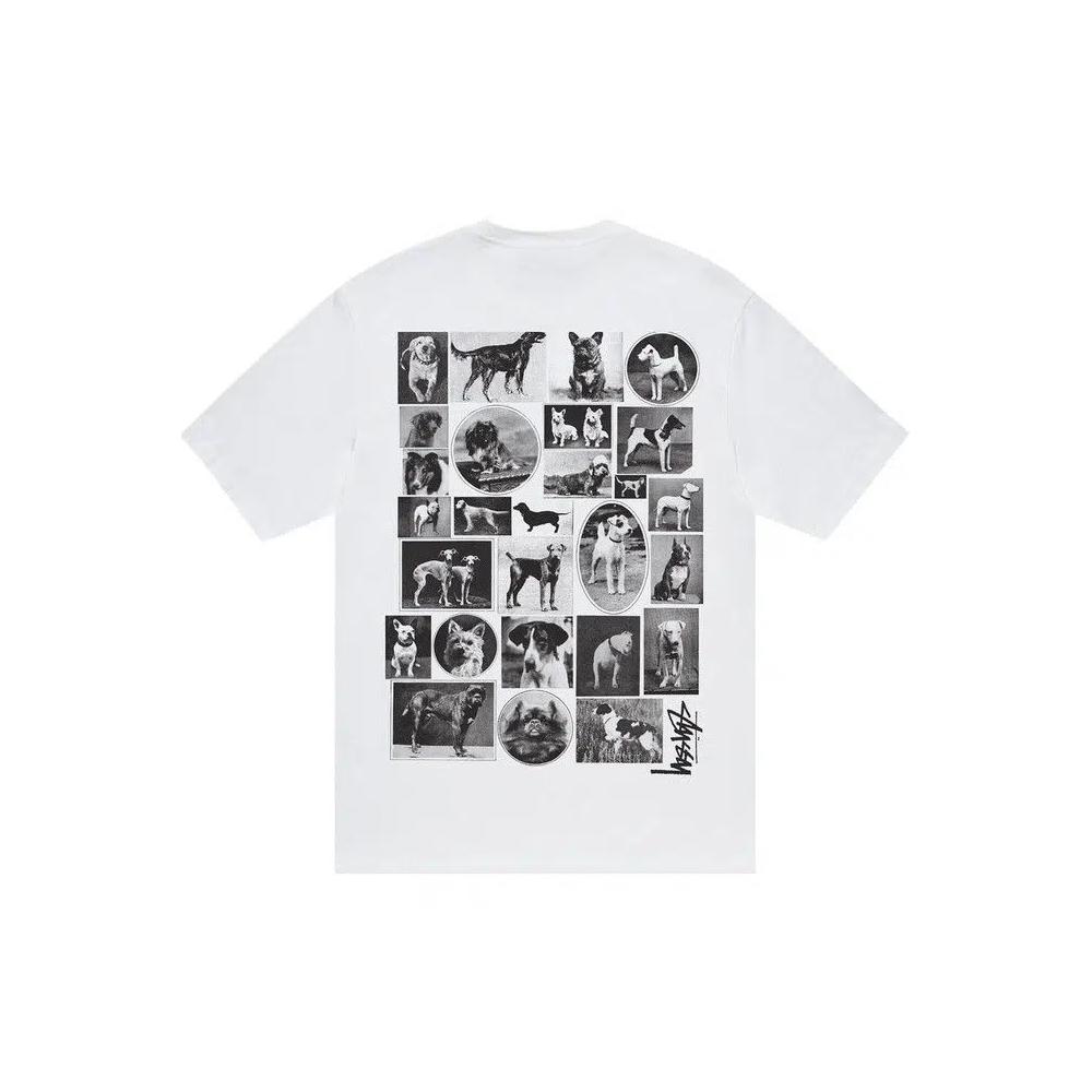 Футболки Stussy Dog Collage Tee 'White' 2