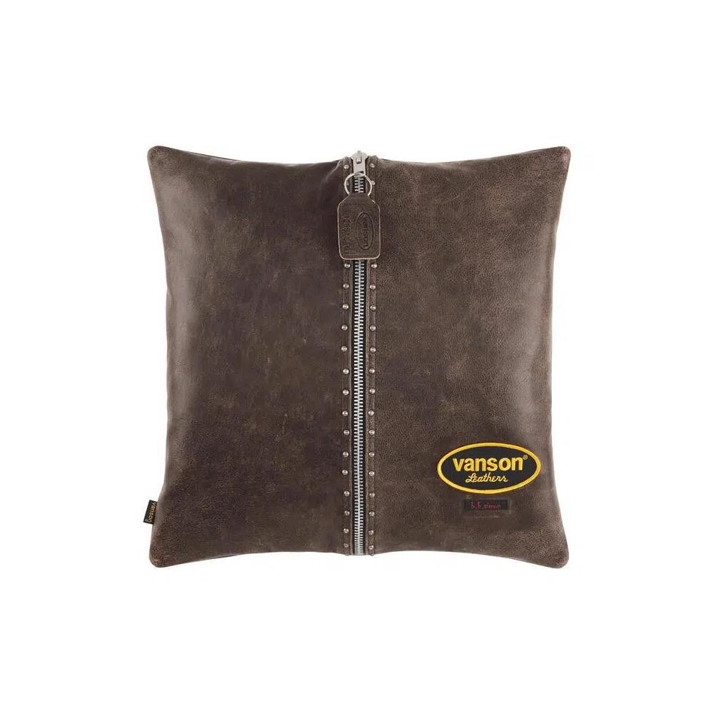 Дом Supreme x Vanson Leathers x B.B. Simon Подушка 'Brown' 2
