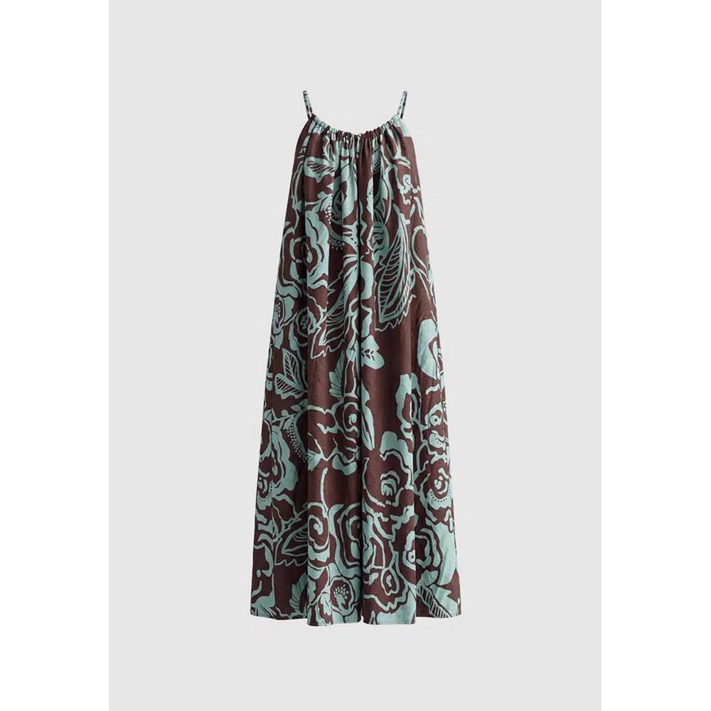 Платье Spaghetti Strap Large Floral из вискозы и полиамида, сверхсвободное 5