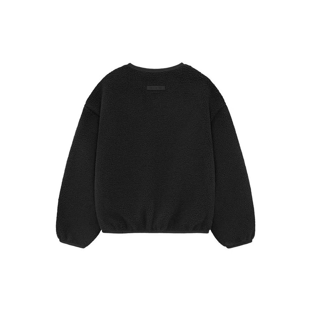 Свитшоты Fear of God Essentials Kids Polar Fleece Crewneck 'Jet Black' 2