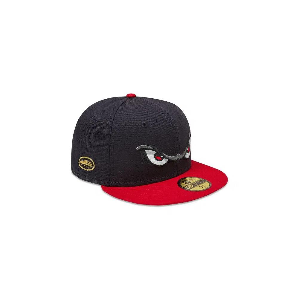 Бейсболки Corteiz Storm New Era 59FIFTY Fitted Cap 'Navy/Red' 1