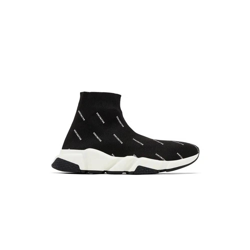 Кроссовки Balenciaga Wmns Speed Trainer 'Черный белый' 1