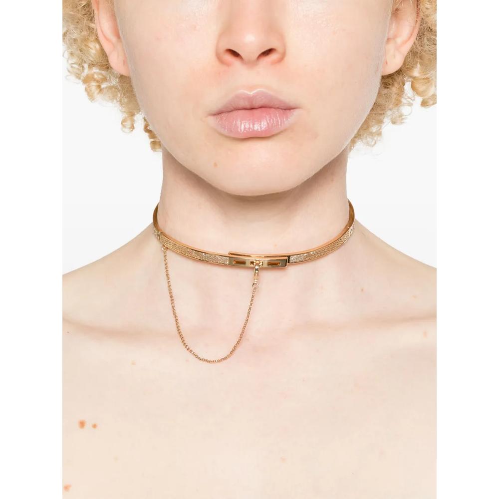 pavé safety chain necklace 2