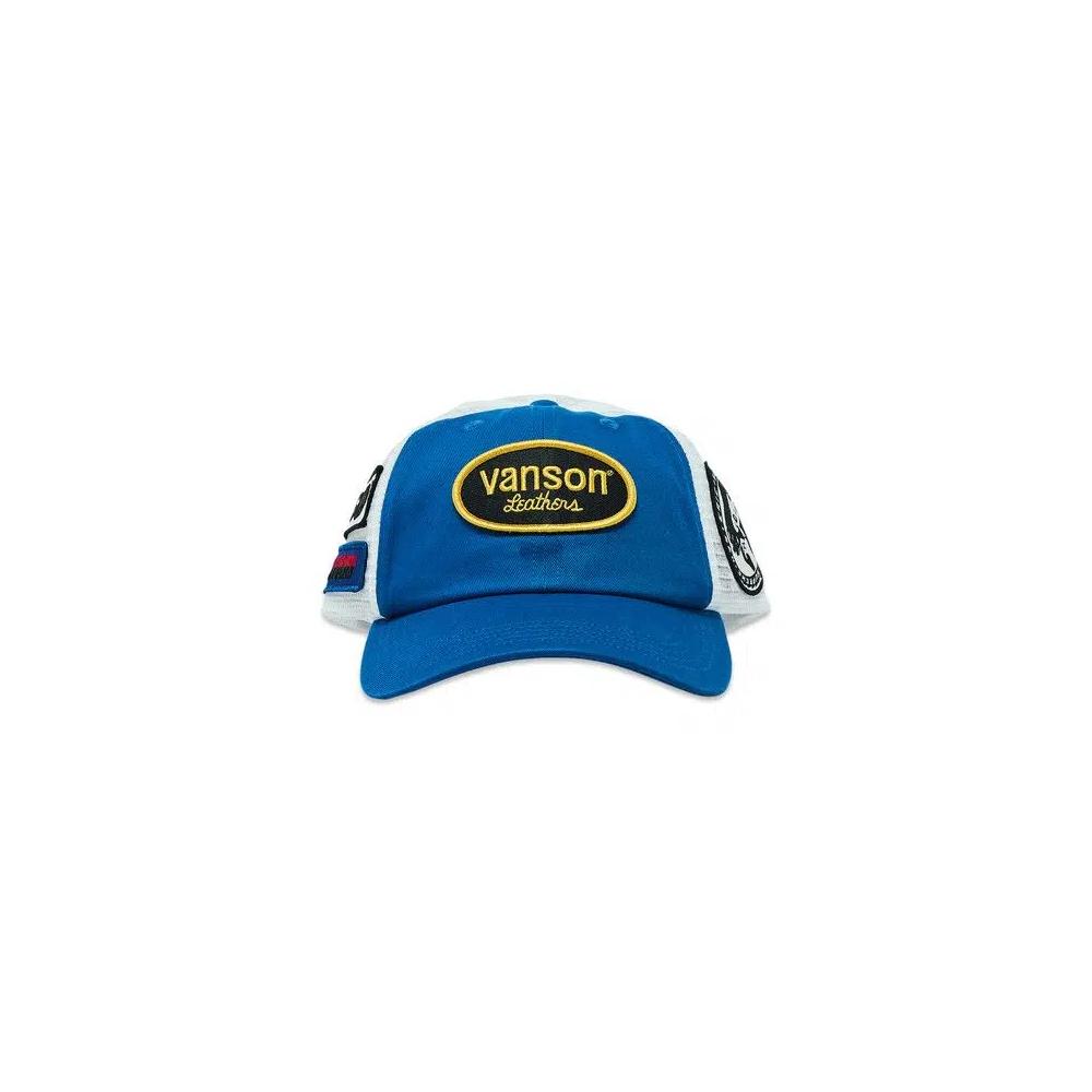 Снэпбэки Supreme x HYSTERIC GLAMOUR x Vanson Leather Mesh Back 6-Panel 'Blue' 1