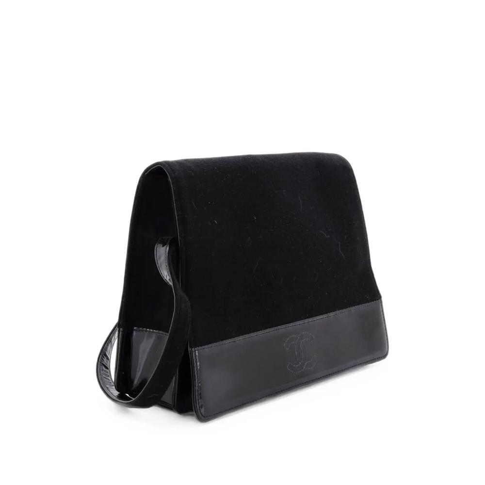 Сумка на плечо CC Flap Jersey with Patent Medium 3
