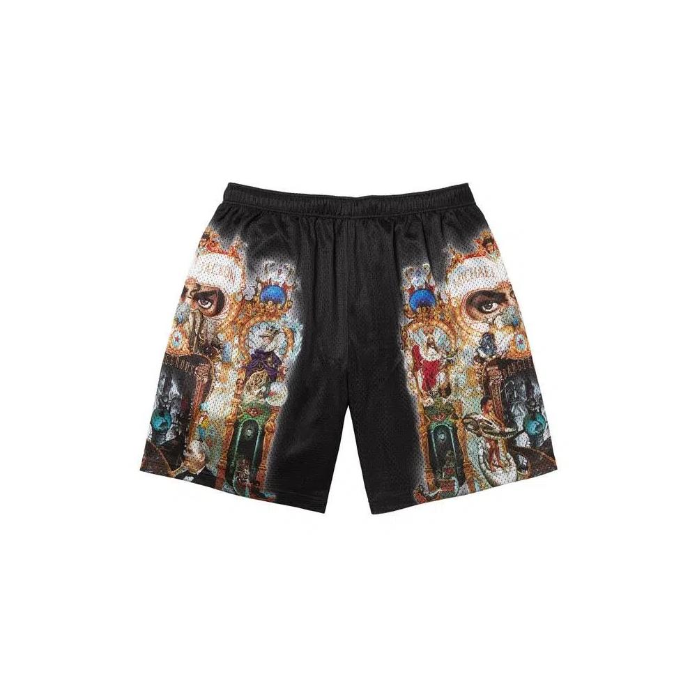 Шорты Supreme Michael Jackson Dangerous Mesh Short 'Black' 1