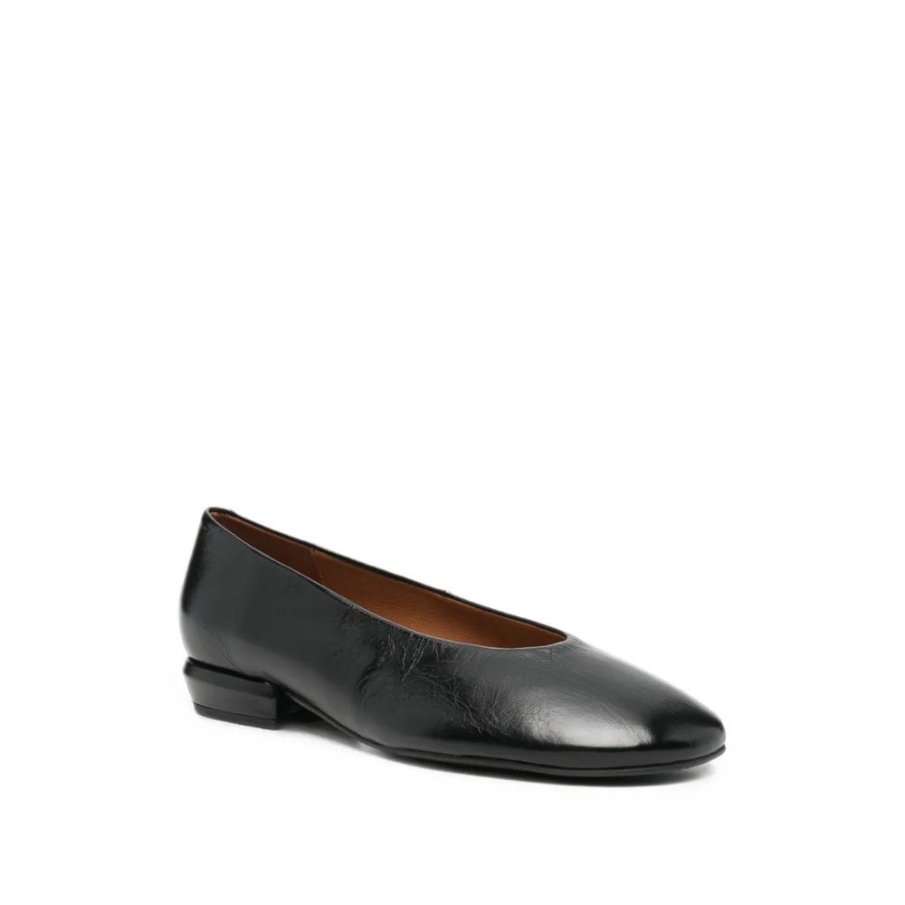 Katia eather almond-toe ballet flats 2