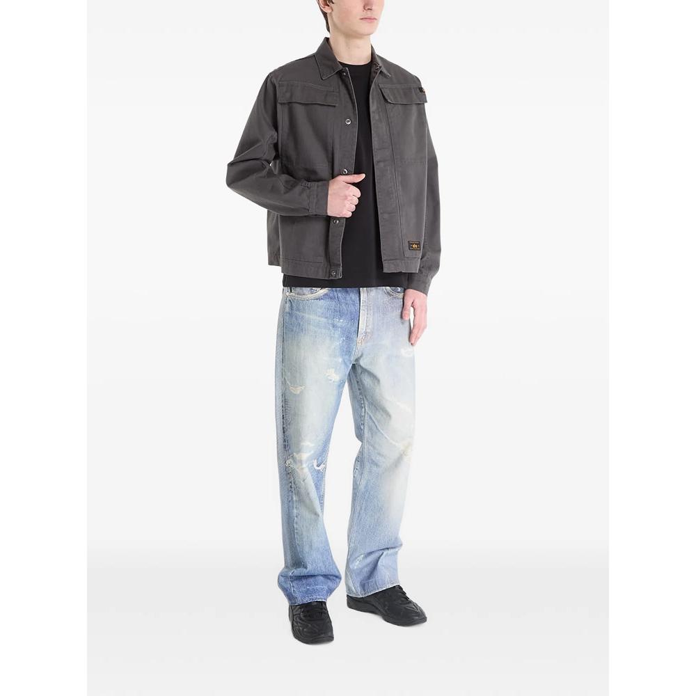 logo-patch chore jacket 2